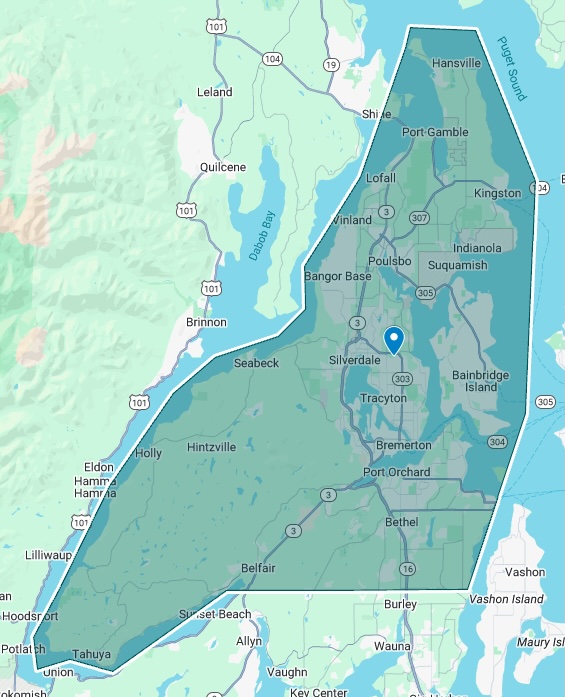 Kitsap County Service Areas Map